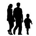 Familie Silhouette