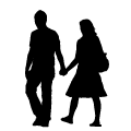 Paar Silhouette