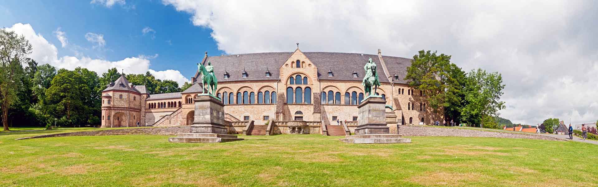 Kaiserpfalz Goslar Panoramabild der Kaiserpfalz Goslar